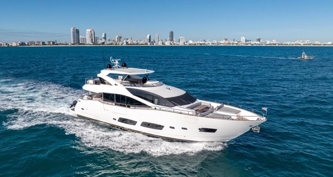 92' UNIQ Sunseeker Yacht