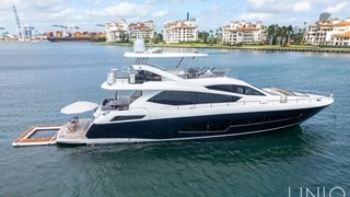 80’ UNIQ Sunseeker Yacht