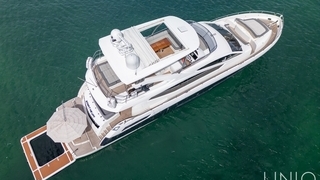 80’ UNIQ Sunseeker Yacht