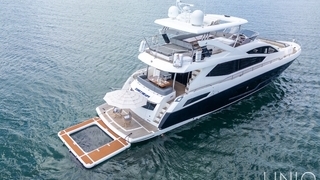 80’ UNIQ Sunseeker Yacht