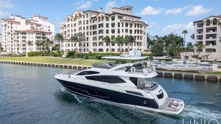 80’ UNIQ Sunseeker Yacht