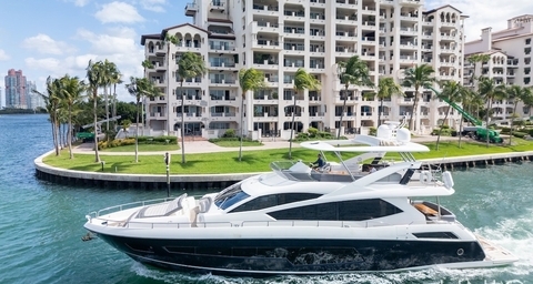 80’ UNIQ Sunseeker Yacht