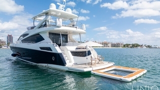 80’ UNIQ Sunseeker Yacht